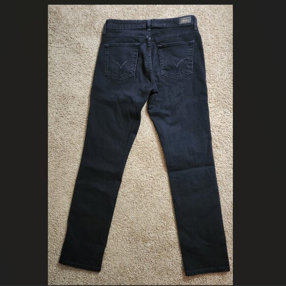 Levi's Women's Black Mid Rise Skinny Jeans 10M - Picture 2 of 9